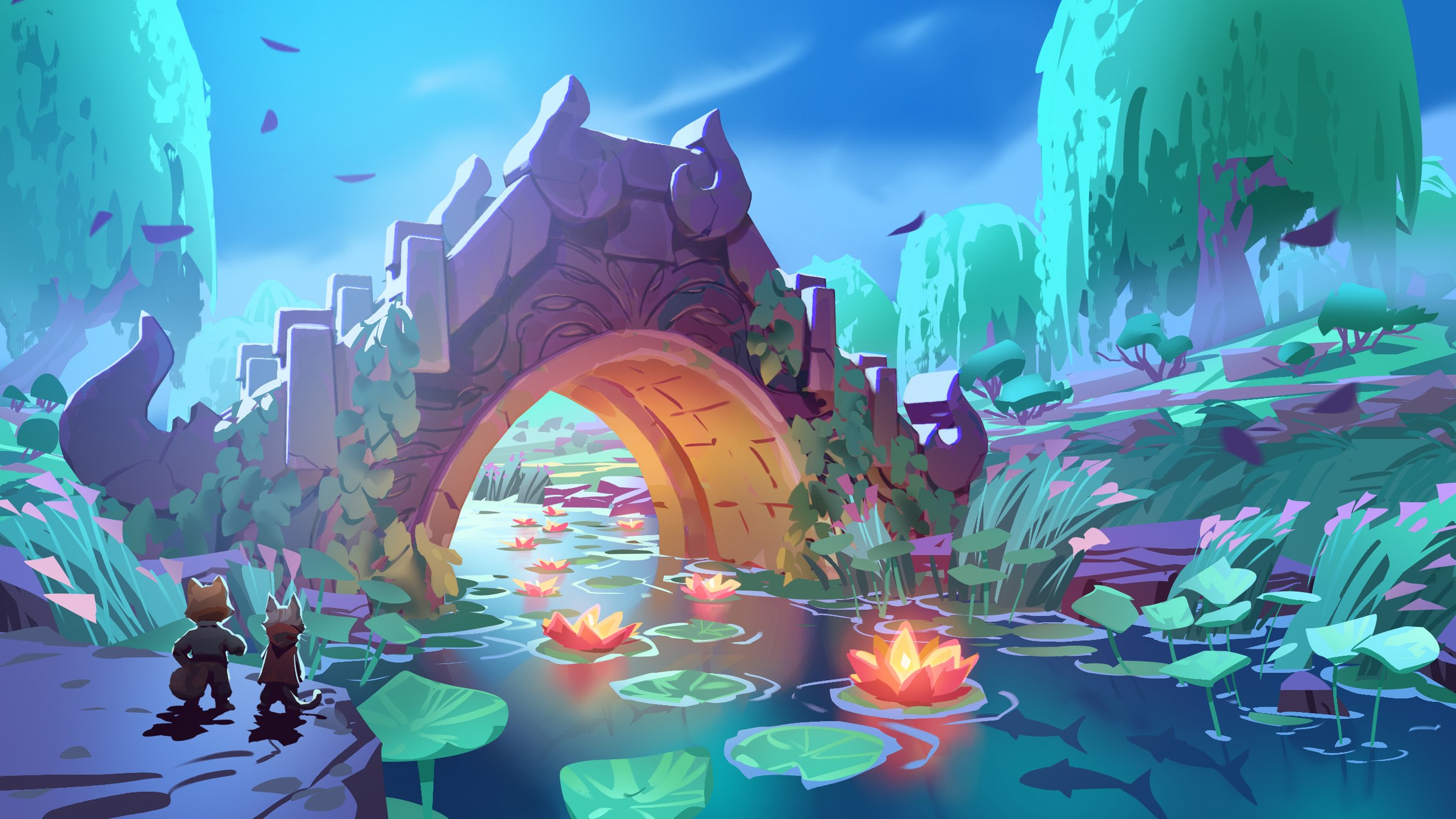 Beyond the old bridge