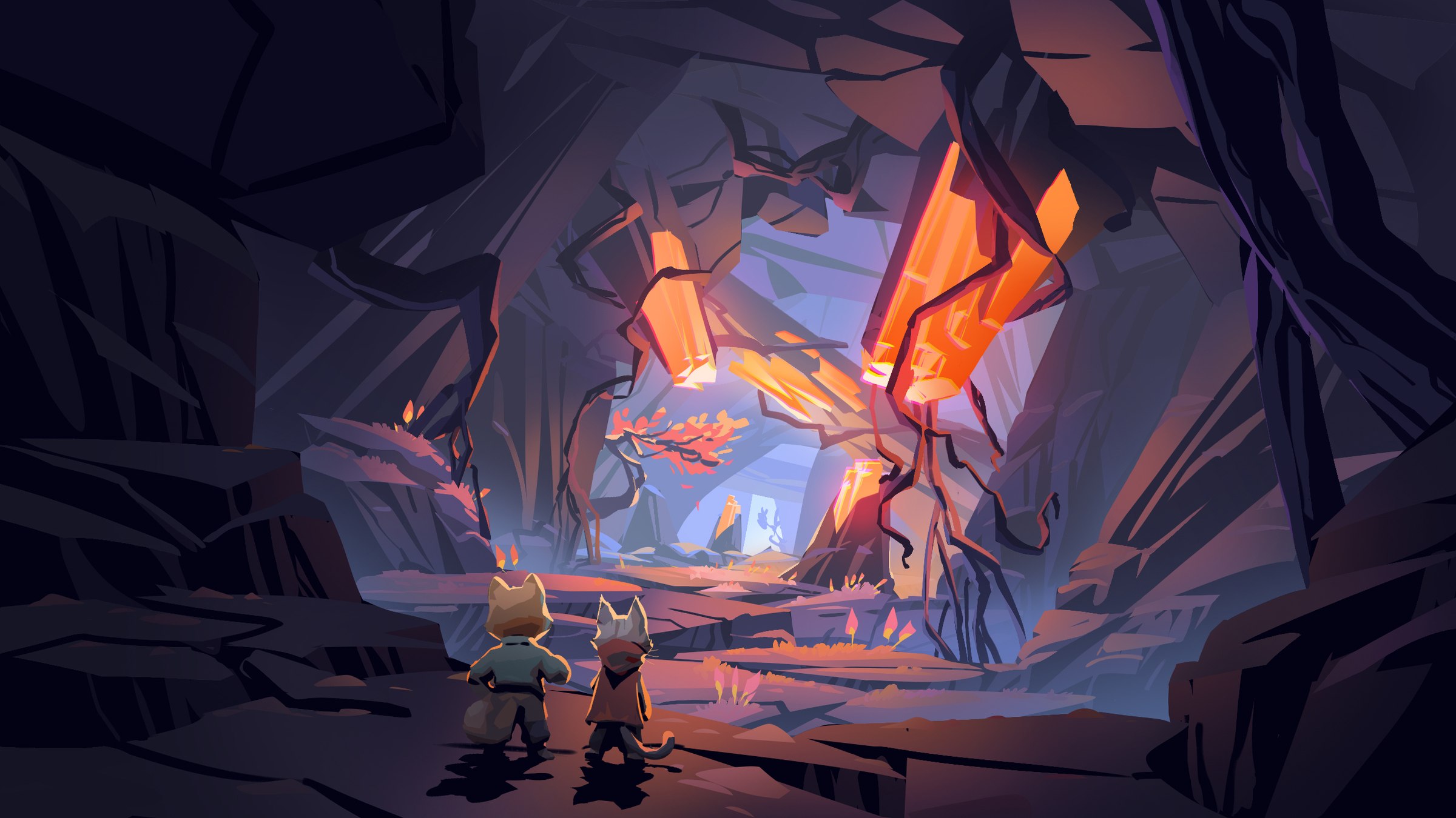The crystal depths